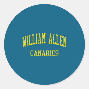 Sticker Rond Lycée William Allen hs Allentown PA vintage