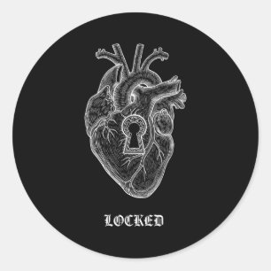 Sticker Rond Lyriclyfe-chemise à manches longues-achy Breaky He