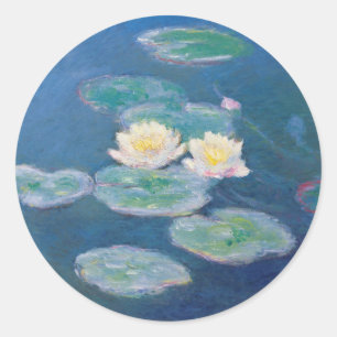 Sticker Rond Lys d'eau - Claude Monet