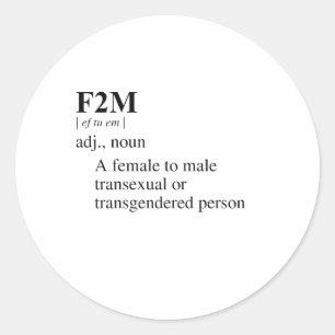 Sticker Rond M2F (le sigle est parfois utilisé pour désigner un