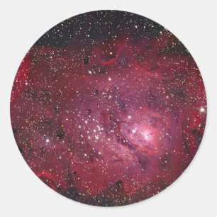 Sticker Rond M8 Lagoon Nebula NGC 6523