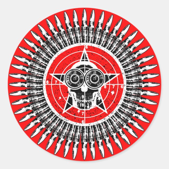 Sticker Rond M. Cible (Devant)