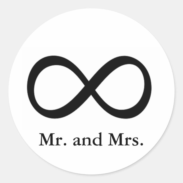 Sticker Rond M. et Mme. (Devant)
