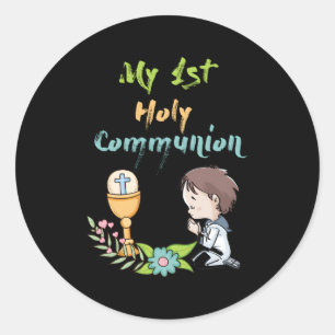 Sticker Rond Ma 1ère Sainte Communion