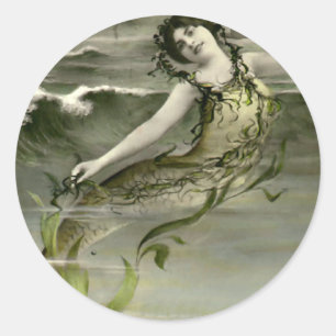 Sticker Rond Ma petite sirène