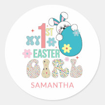 Ma première fille de Pâques, mignonne