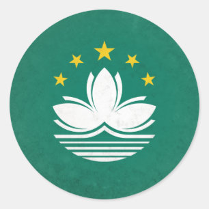 Sticker Rond Macao