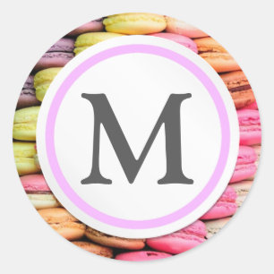 Sticker Rond Macaroons