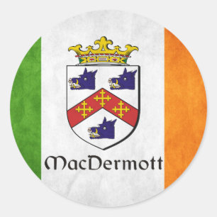 Sticker Rond MacDermott irlandais
