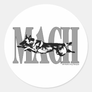 Sticker Rond MACH Mal
