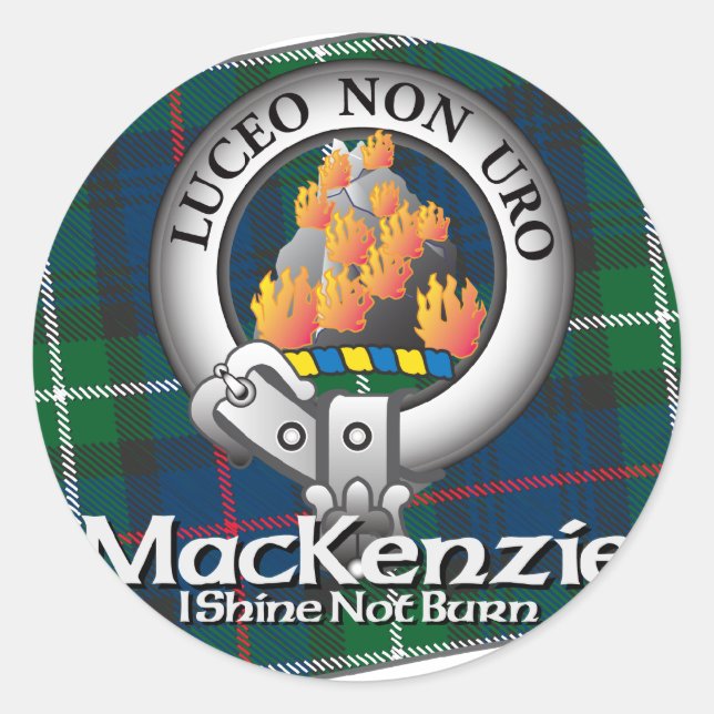 Sticker Rond Mackenzie Clan (Devant)