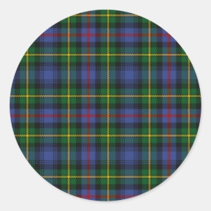 Sticker Rond MacLeod de Skye Tartan