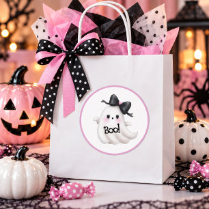 Sticker Rond Mademoiselle Boo