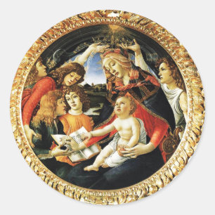 Sticker Rond Madonna du Magnificat