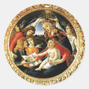 Sticker Rond Madonna du Magnificat