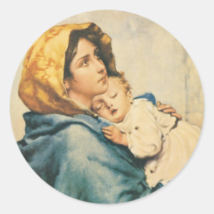 Sticker Rond Madonna of the streets - Roberto Ferruzzi