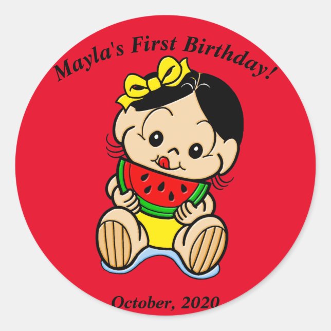 Sticker Rond Magali (Devant)