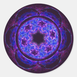 Sticker Rond Magen Alef