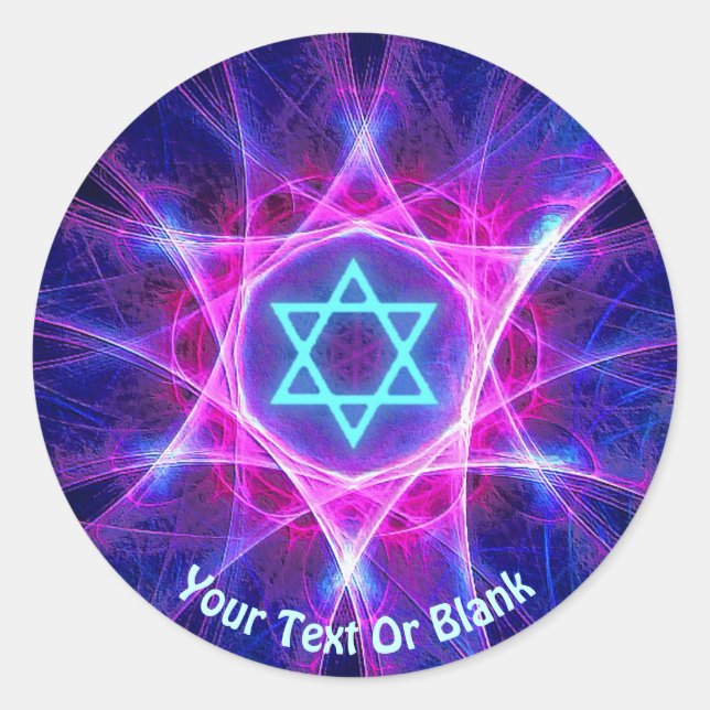 Sticker Rond Magen Pari Fractal (Devant)