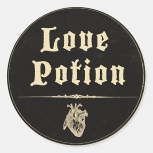 Sticker Rond Magick - philtre d'amour