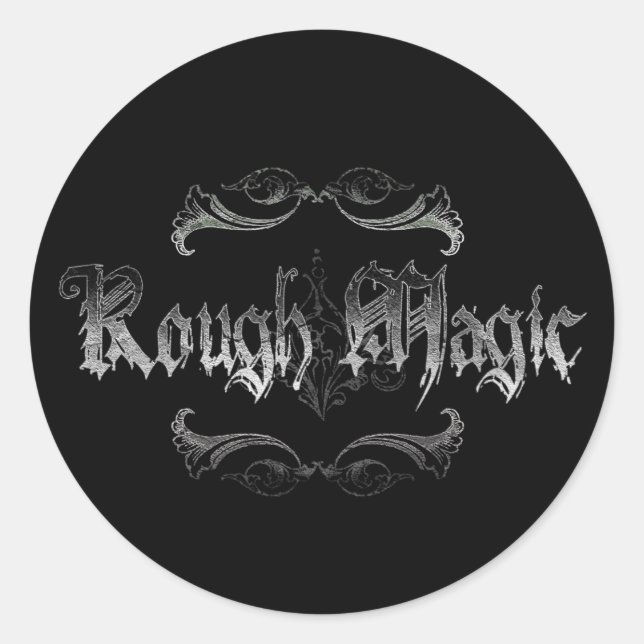 Sticker Rond Magie brute (Devant)