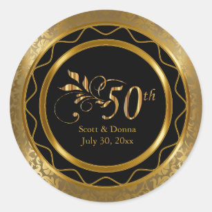 Stickers 50 Ans De Pour Mariages Zazzle Fr