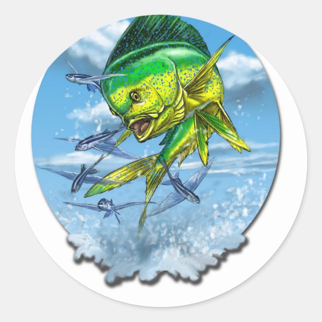 Sticker Rond mahi-1 (Devant)