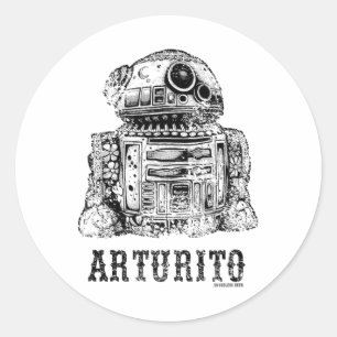 Sticker Rond Mai Le 4ème cinco De Mayo Arturito