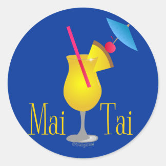 Sticker Rond Mai Tai
