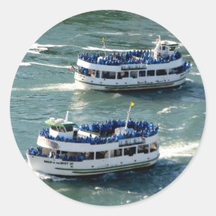 Sticker Rond Maid of the Mist Boat : Niagara Falls