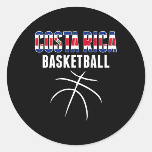 Sticker Rond Maillot de fans de Costa Rica Sketll - Sport costa
