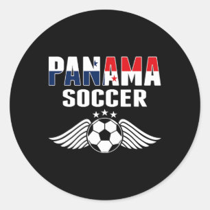 Sticker Rond Maillot de fans de football de Panama - Drapeau pa