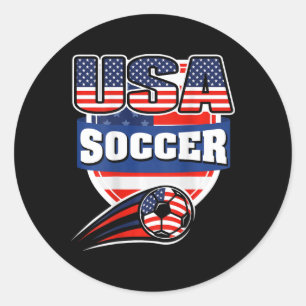 Sticker Rond Maillot de supporters de football américain fier -