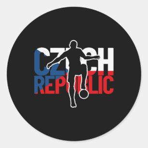 Sticker Rond Maillot de supporters de football de la République
