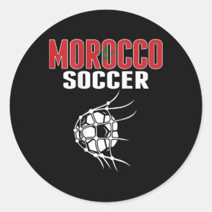 Sticker Rond Maillot de supporters de football marocains - Sout