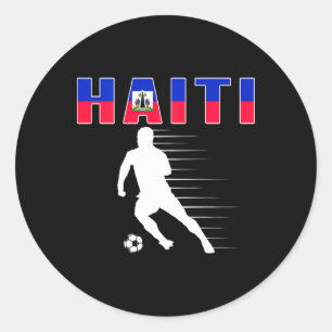 Sticker Rond Maillot des amateurs de football haïtiens - Footby