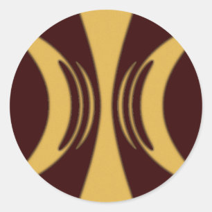 Sticker Rond Main d'or d'Eris