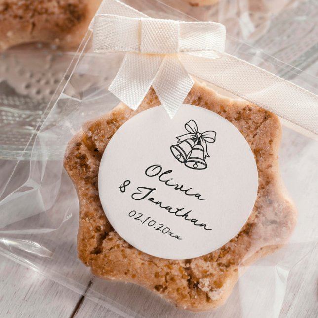 Sticker Rond Main noire Cream tiré Mariage irky (Créateur téléchargé)