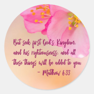 Sticker Rond Mais Chercher Les Premiers Dieux Royaume Christian