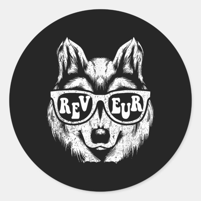 Sticker Rond Maison De Rêveurs Réveur1 (Devant)