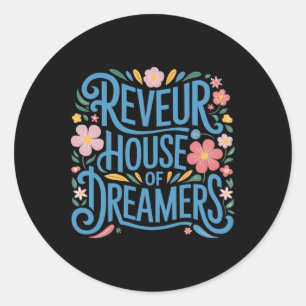 Sticker Rond Maison De Rêveurs Réveur1