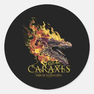 Sticker Rond Maison Du Dragon Carax