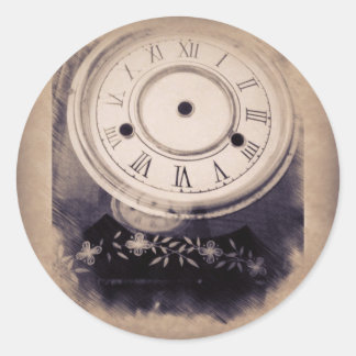 Sticker Rond Maître Harker 'Votre temps est bientôt' autocollan