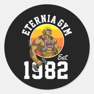 Sticker Rond Maîtres De L'Apocalypse Universelle - He-man Etern