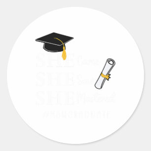Sticker Rond Maîtrise Maîtrise En Travail Social Diplôme