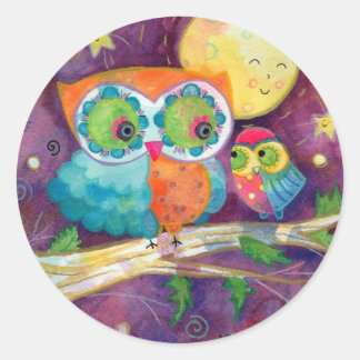 Sticker Rond Maj de nuit