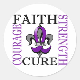 Sticker Rond Malformation Fleur De Lis 3 Chiari