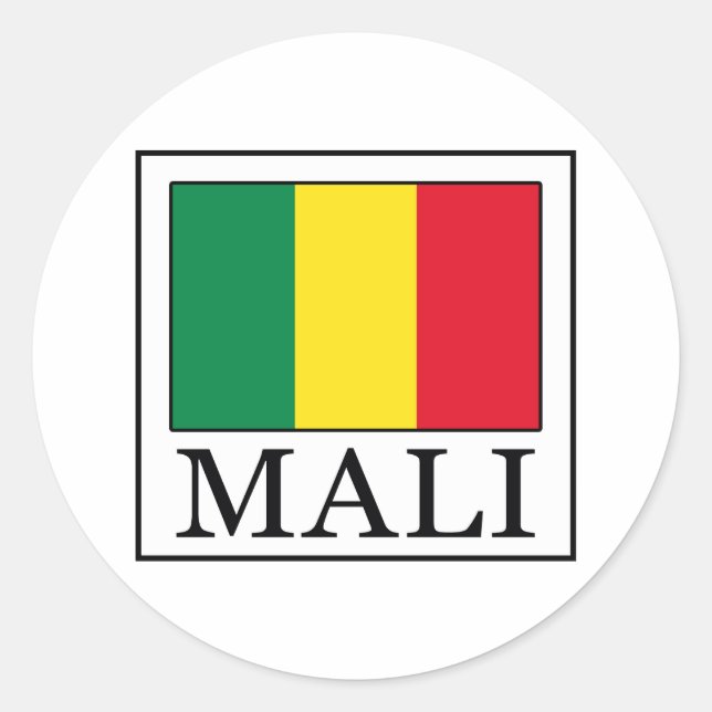 Sticker Rond Mali (Devant)