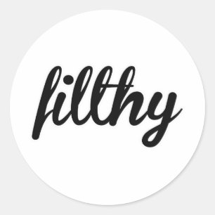 STICKER ROND MALPROPRE