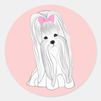 Sticker Rond Maltais